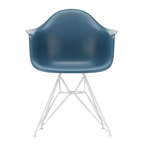 Cadeira de Braços em Plástico Eames DAR / Base Branca